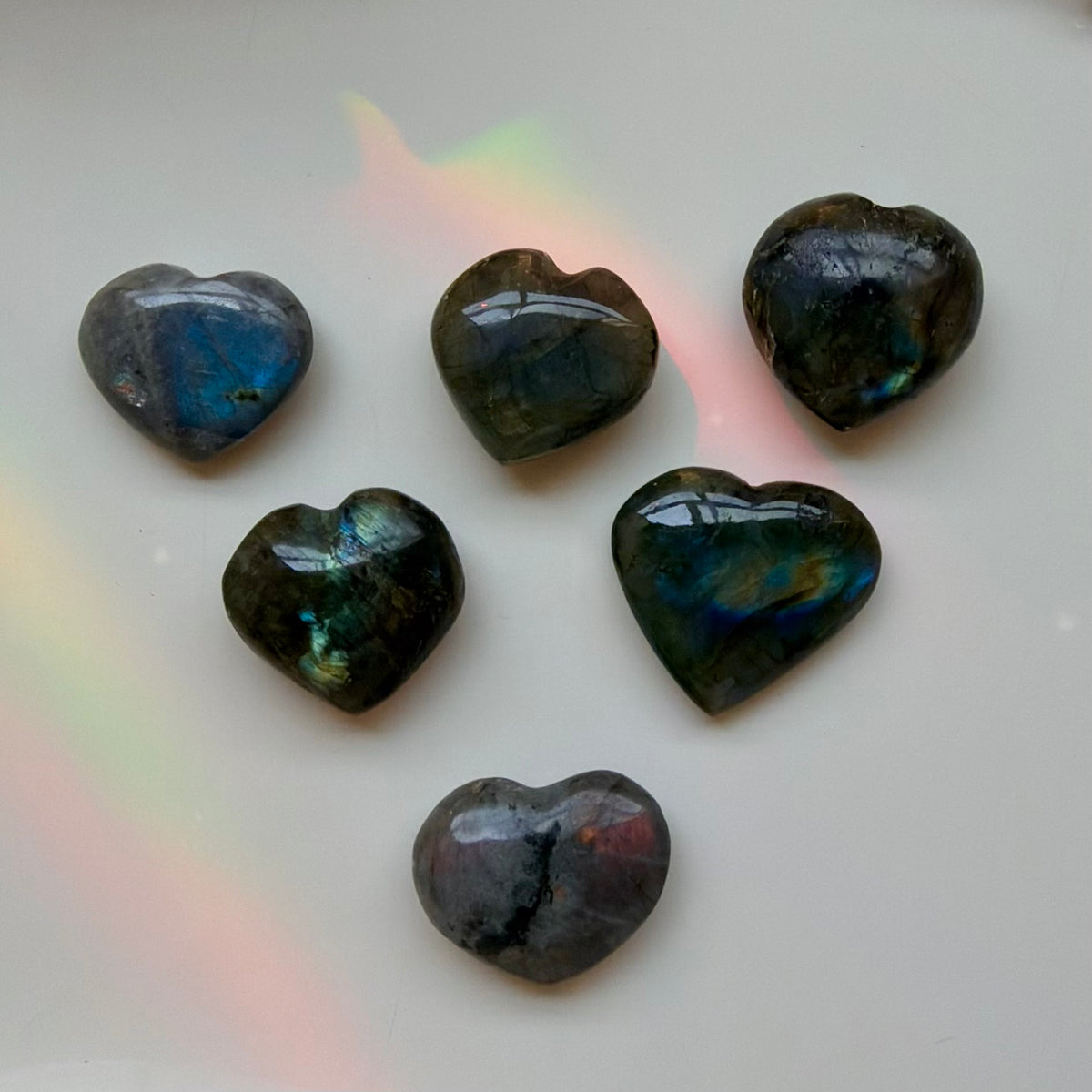 CORAZÓN DE LABRADORITA